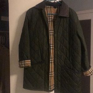 Authentic Vintage Burberry quilted collar jacket
